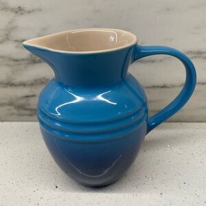 New Le Creuset Azure Blue Breakfast Jug 20oz